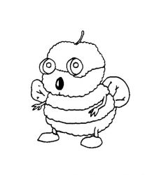 plansa de colorat animale #15