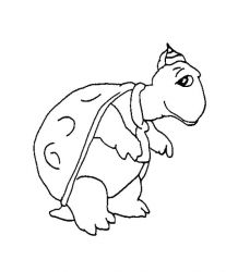 plansa de colorat animale #19