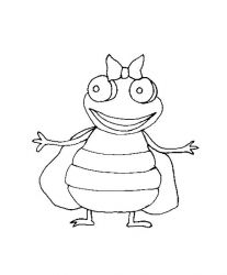 plansa de colorat animale #6