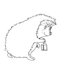 plansa de colorat animale #8