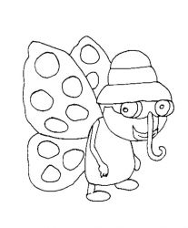 plansa de colorat animale #9