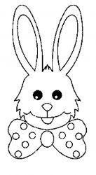 plansa de colorat animale iepurasi #12