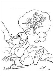 plansa de colorat animale iepurasi #15