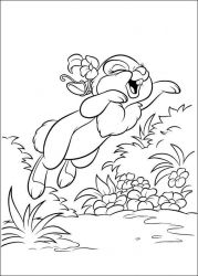 plansa de colorat animale iepurasi #18