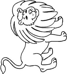 plansa de colorat animale #6