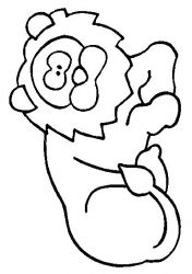 plansa de colorat animale #7