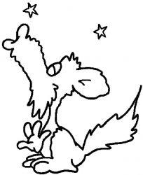 plansa de colorat animale #8