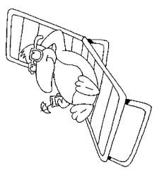 plansa de colorat animale #17