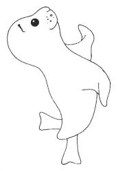 plansa de colorat animale #19