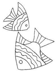 plansa de colorat animale pestisori #18