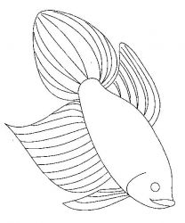 plansa de colorat animale pestisori #2