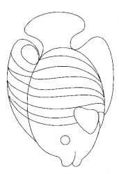 plansa de colorat animale pestisori #6