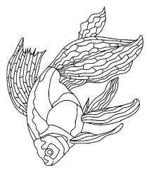 plansa de colorat animale pestisori #10