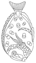 plansa de colorat animale pestisori #15