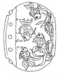 plansa de colorat animale pestisori #17