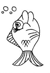 plansa de colorat animale pestisori #16