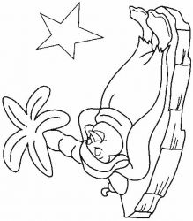 plansa de colorat animale pinguini #7