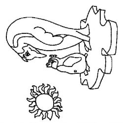 plansa de colorat animale pinguini #15