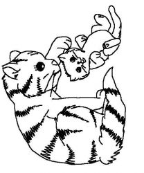 plansa de colorat animale #18