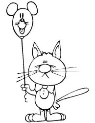 plansa de colorat animale #1