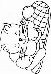 plansa de colorat animale #2