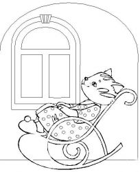 plansa de colorat animale #16