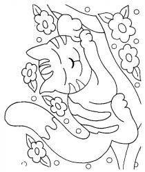 plansa de colorat animale #1