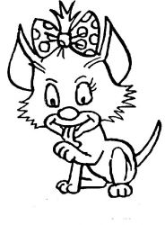 plansa de colorat animale #4