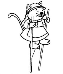 plansa de colorat animale #13