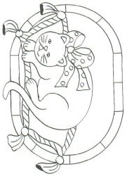 plansa de colorat animale #14