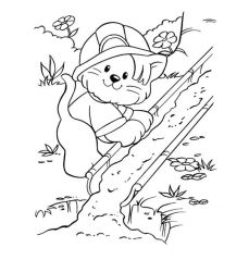 plansa de colorat animale #19