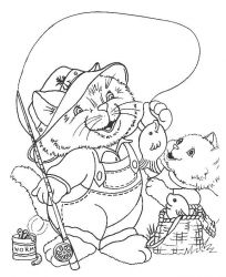 plansa de colorat animale #20