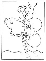 plansa de colorat animale #19