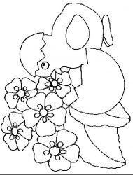 plansa de colorat animale #20