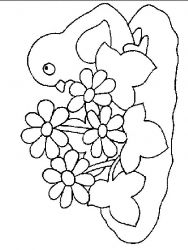 plansa de colorat animale #6