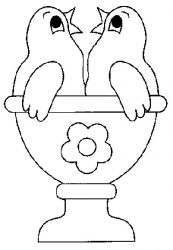 plansa de colorat animale #9