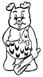 plansa de colorat animale #19