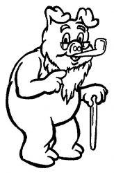 plansa de colorat animale #20