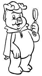 plansa de colorat animale #21