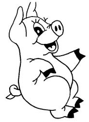 plansa de colorat animale #11