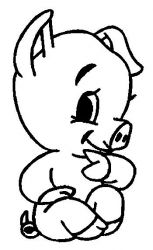 plansa de colorat animale #2