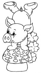 plansa de colorat animale #8