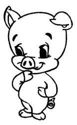 plansa de colorat animale #9