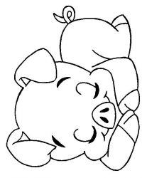 plansa de colorat animale #11