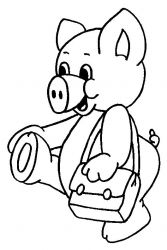 plansa de colorat animale #13