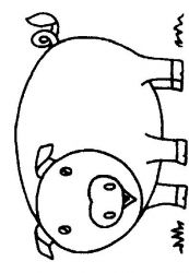 plansa de colorat animale #17