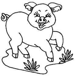 plansa de colorat animale #19