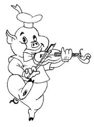 plansa de colorat animale #21