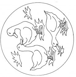 plansa de colorat animale #4