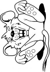 plansa de colorat animale #13